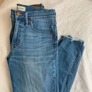 Madewell 9” high rise skinny